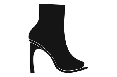 Woman shoes icon vector simple