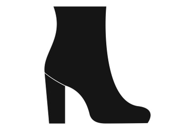 Woman shoes icon vector simple