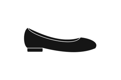 Woman shoes icon vector simple