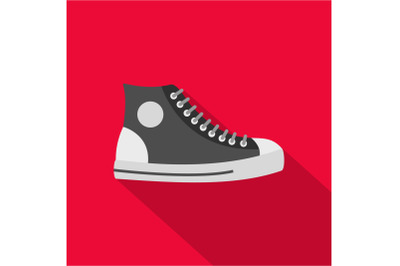 Men shoe icon vector flat