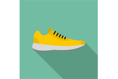 Sneakers icon vector flat