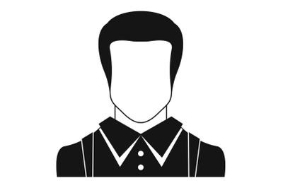 Man avatar icon vector simple