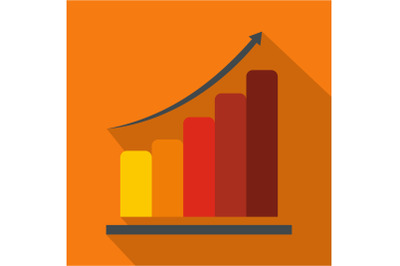 Diagram icon vector flat