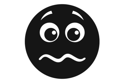 Smile icon vector simple