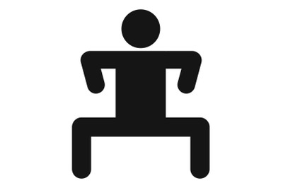 Stick figure stickman icon pictogram vector simple