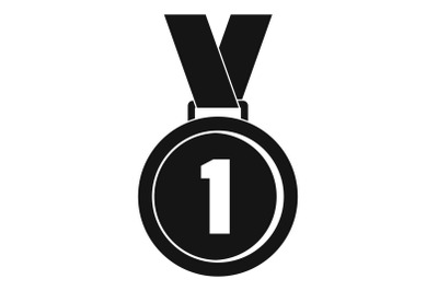 Medal icon vector simple