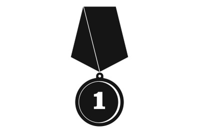Medal icon vector simple