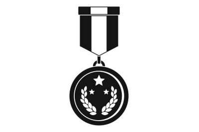 Medal icon vector simple