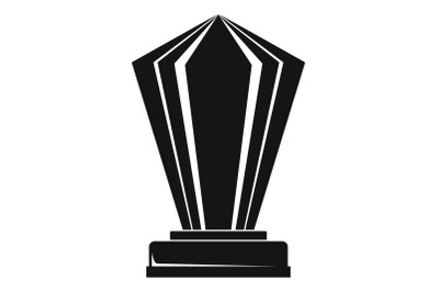 Award icon vector simple