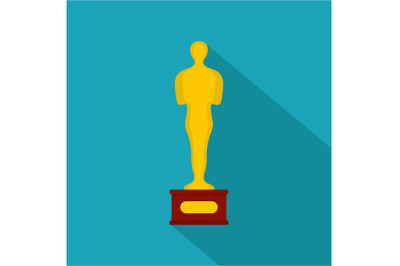 Award icon vector flat