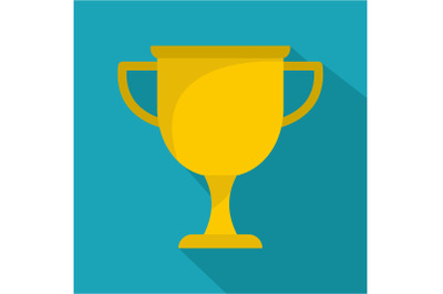 Cup award icon vector flat