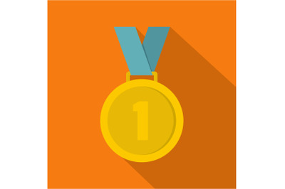 Medal icon vector flat