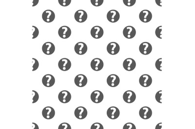 Question mark sign pattern seamless