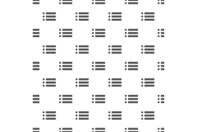 List pattern seamless