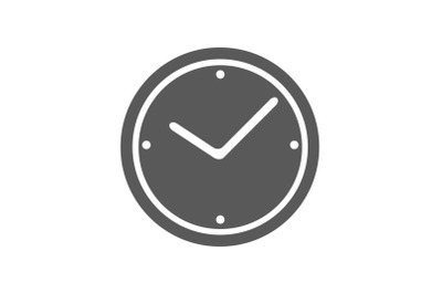 Clock icon vector simple