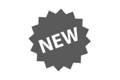 New sign icon vector simple