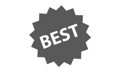 Best sign icon vector simple
