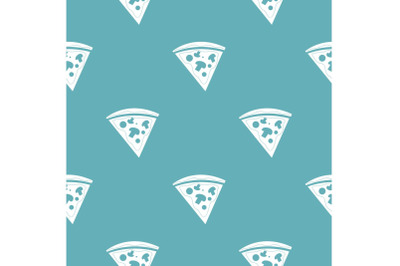 Pizza pattern seamless blue