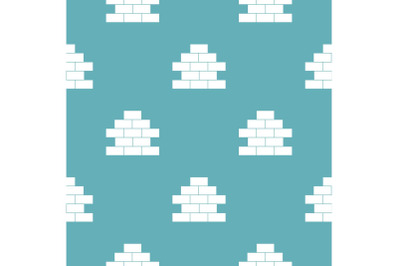 Brick wall pattern seamless blue