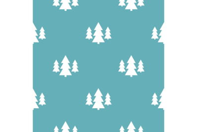 Forest pattern seamless blue