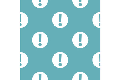 Exclamation point pattern seamless blue