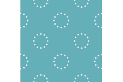 European Union pattern seamless blue