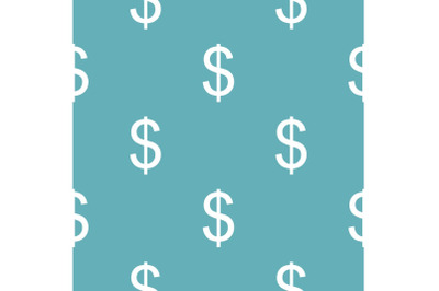 Dollar pattern seamless blue