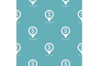 Bank map pointer pattern seamless blue