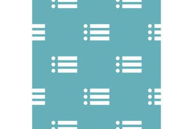 List pattern seamless blue