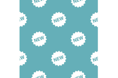 New sign pattern seamless blue