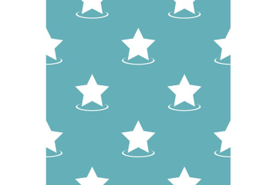 Star pattern seamless blue