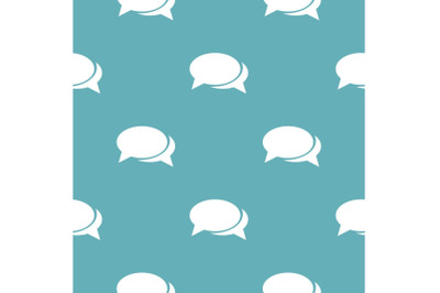 Speech bubbles pattern seamless blue