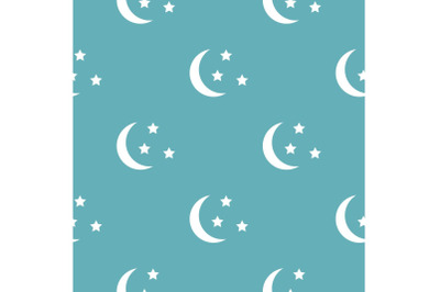 Sleep pattern seamless blue