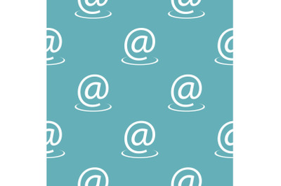 Email address pattern seamless blue