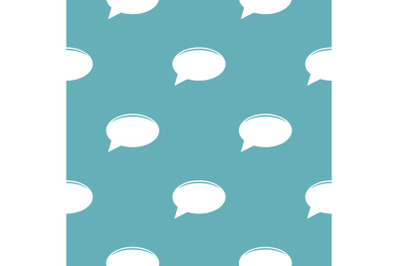 Chat pattern seamless blue