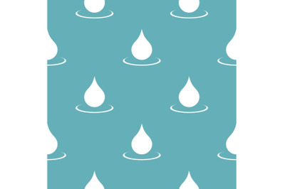 Water drop pattern seamless blue