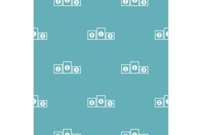 Podium pedestal pattern seamless blue