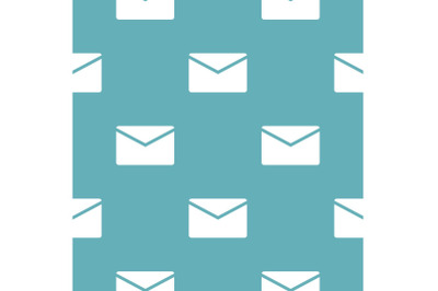 Mail pattern seamless blue