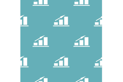 New chart pattern seamless blue