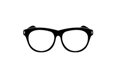 Vintage eyeglasses icon, simple style.