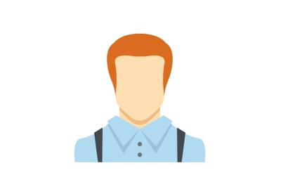 Man avatar icon vector flat