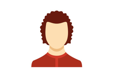 Man avatar icon vector flat