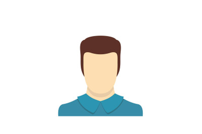 Male avatar icon vector flat