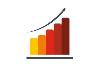 Diagram icon vector flat