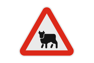 Animal icon, flat style.