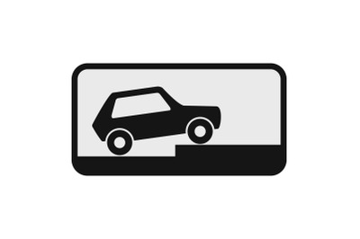 Car icon, flat style.