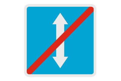 End reverse motion icon, flat style.