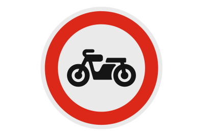 No bicycle icon, flat style.