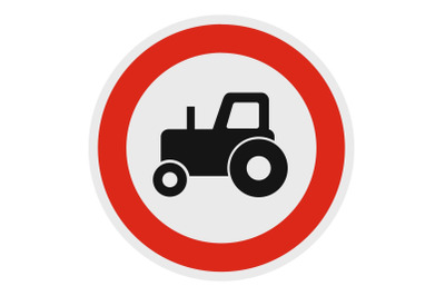 No tractor icon, flat style.