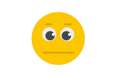 Smile icon vector flat